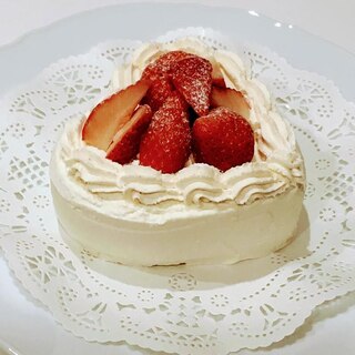 ハートのバレンタインケーキ